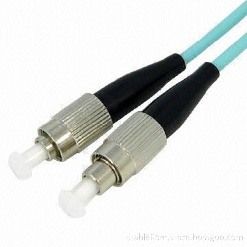 OM3 FC-FC Simplex Fiber-optic Patch Cord with -40 to 85°C Operating Temperature